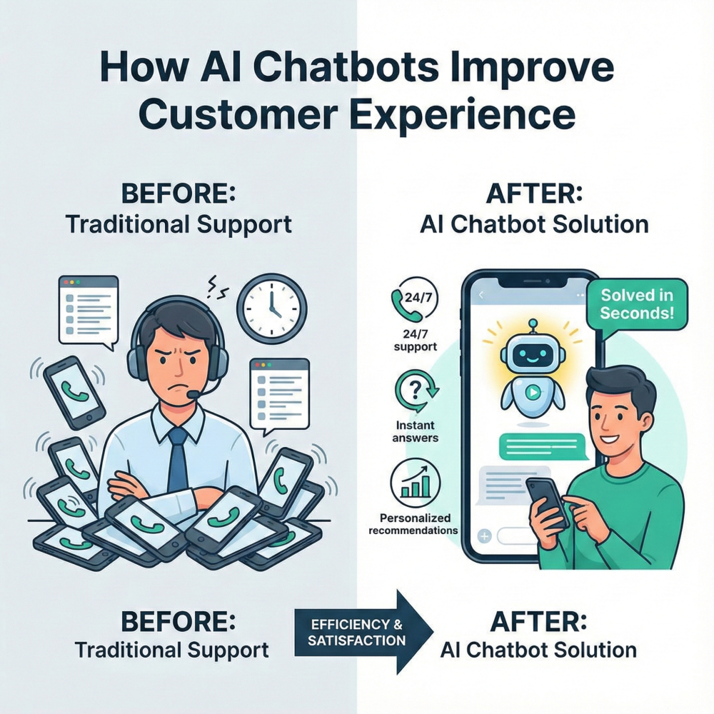 How AI Chatbots Improve Customer Experience